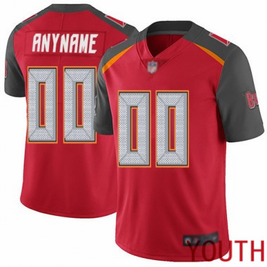 Football Red Jersey Youth Limited Customized Tampa Bay Buccaneers Home Vapor Untouchable